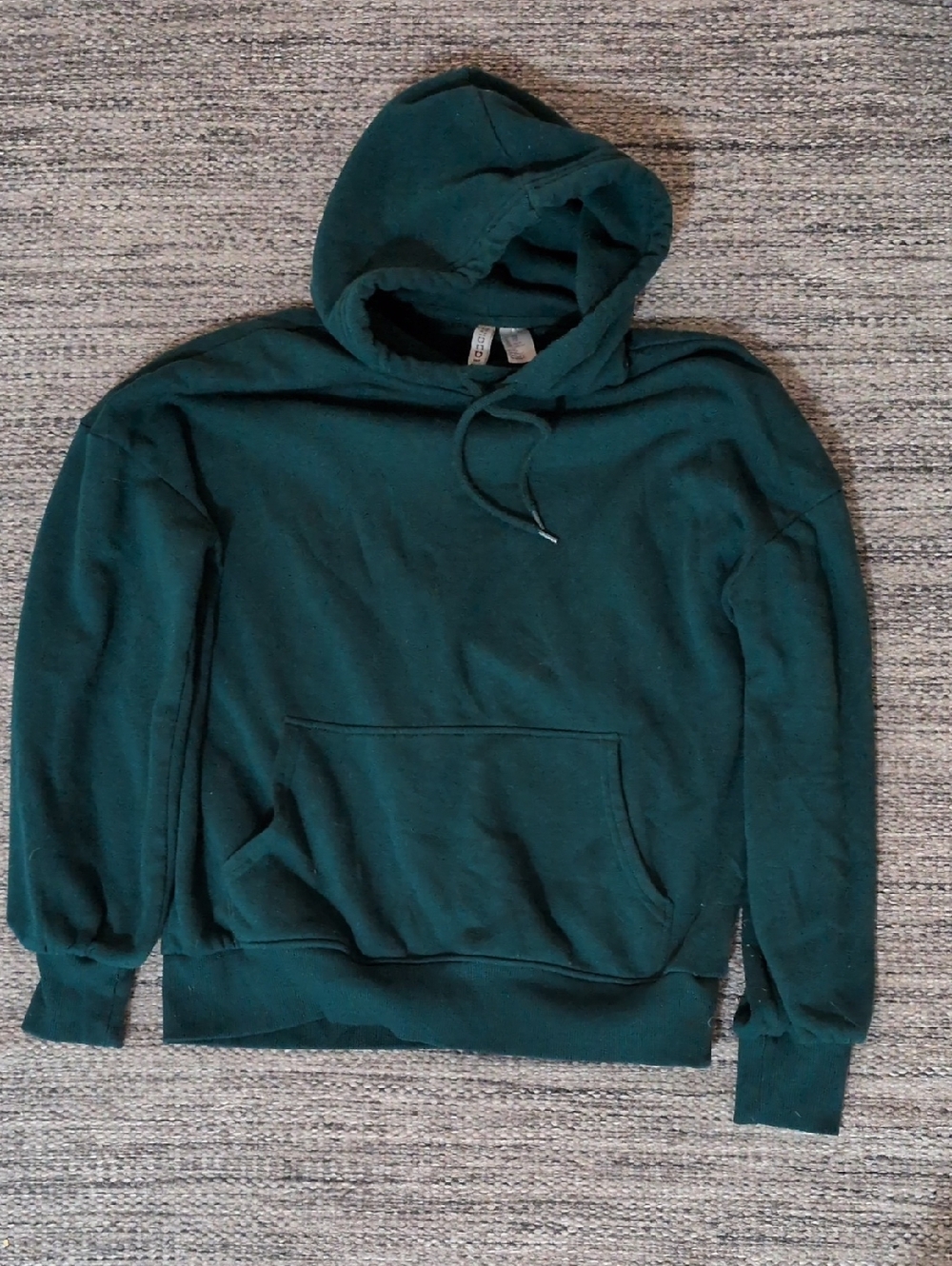 H&M Women's Dark Green Pullover Hoodie